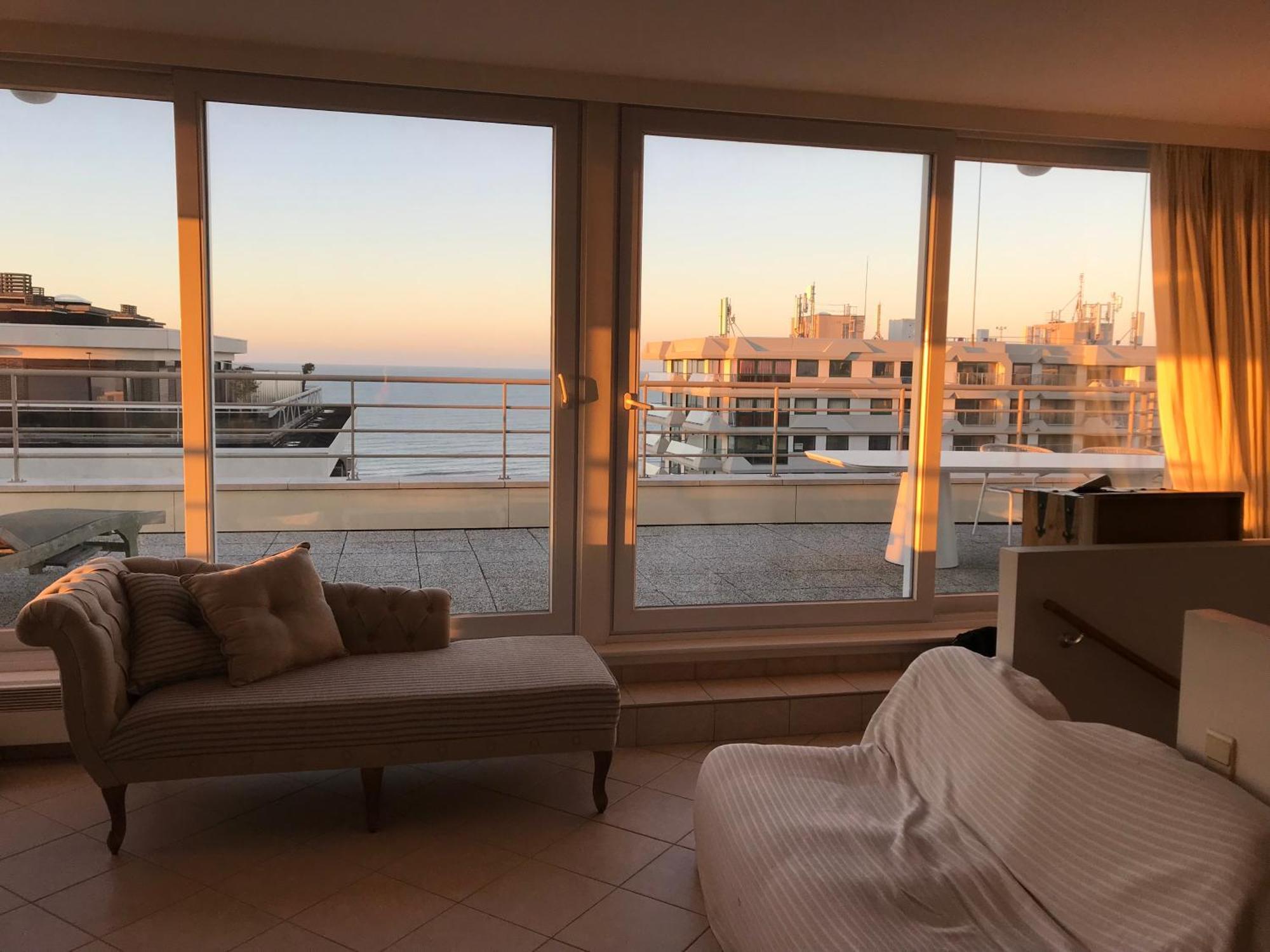 Duplex Penthouse Super Zeezicht Lejlighed De Panne Eksteriør billede