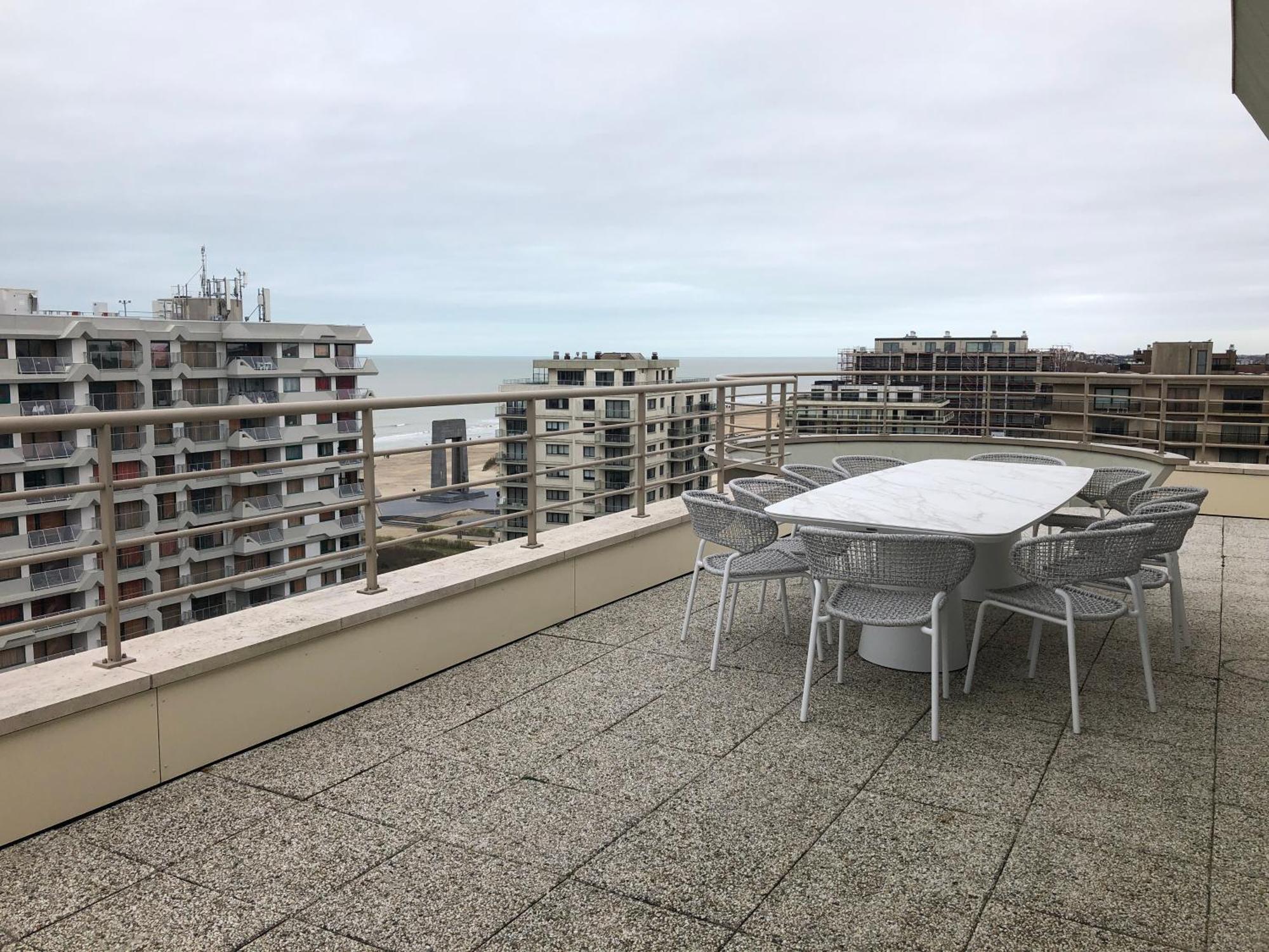 Duplex Penthouse Super Zeezicht Lejlighed De Panne Eksteriør billede